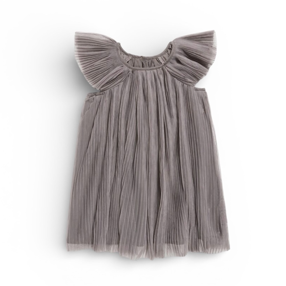 Infant Pleated Tulle Swing Dress
